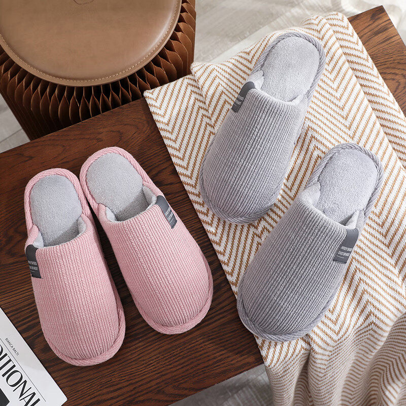 果洛菲棉拖鞋男女秋冬室内情侣家用家居软底防滑加厚保暖包头拖鞋,淘宝优惠券,粉丝福利购,淘宝优惠卷