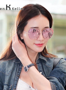 海伦凯勒防紫外线大框墨镜