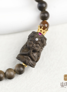 甄选阴沉料丨扎基招财手串