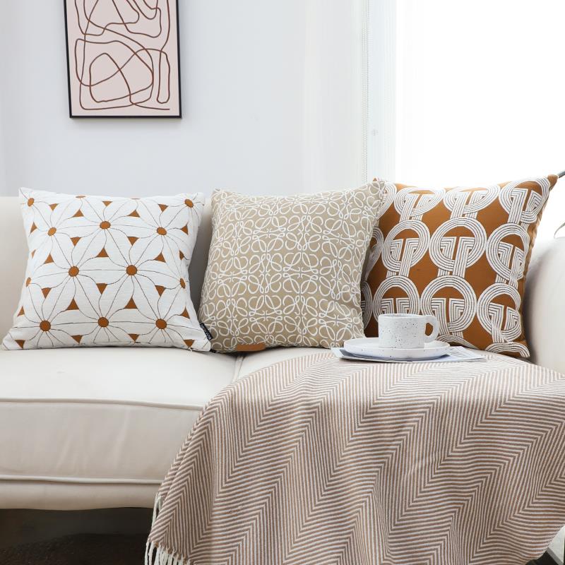 GZ6F77M758S轻奢样板花间提抱枕套含芯卧室床不上用抱枕靠枕M靠垫 - 图2