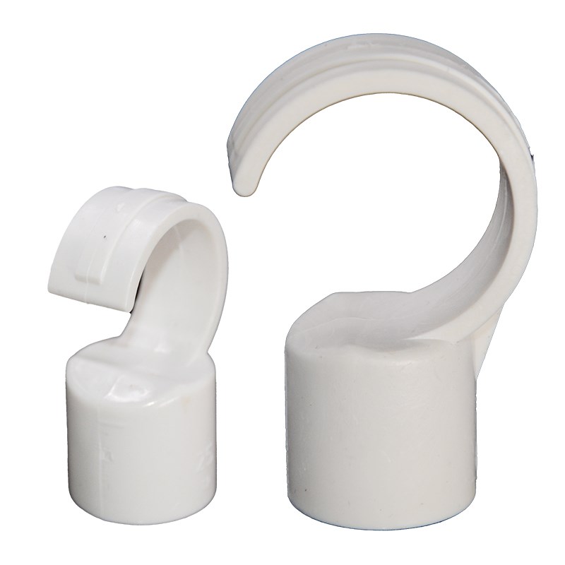 现货速发PVC钩管卡吊卡4分20PPR水管6分25固定勾卡2管件地面开槽 - 图3