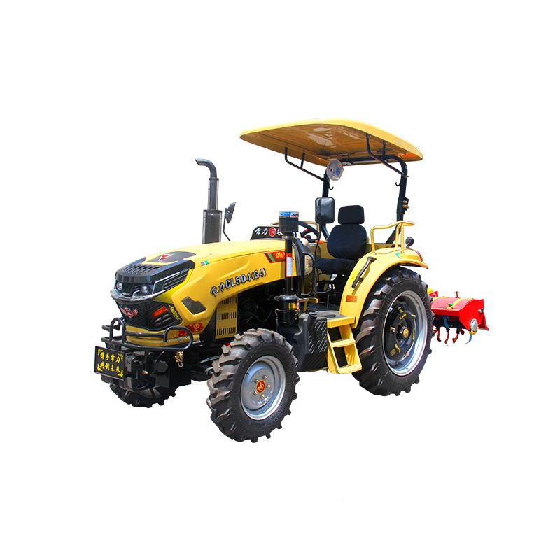 常力厂家C阳色L504-G4遮棚黄四驱拖拉机大型柴油功88多能耕地拖拉 - 图3