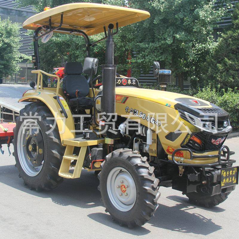 常力厂家C阳色L504-G4遮棚黄四驱拖拉机大型柴油功88多能耕地拖拉 - 图2