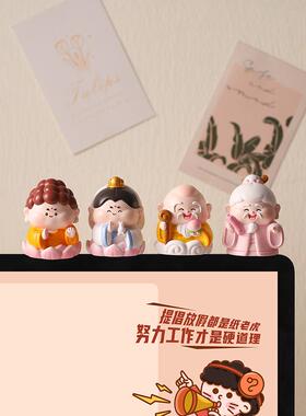 财神仙子小饰品办公用品工作站桌面带来财宝汽车饰品创意生日礼物