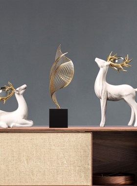 新中式摆件迎客松样板间餐厅酒店民宿公司装饰品乔迁新居新房摆设