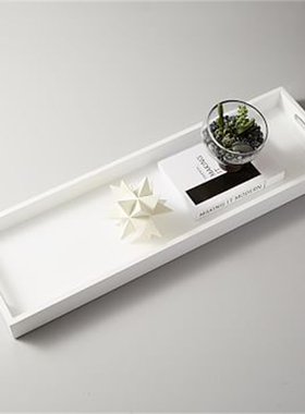 大理石凹槽盘摄影拍摄摆件酒店样板房托盘茶几餐桌甜点收纳摆盘子