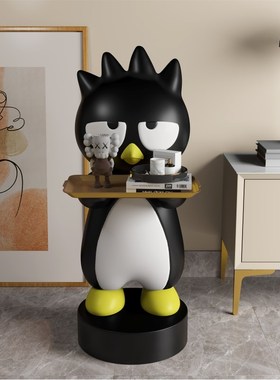 酷企鹅落地摆件电视柜客厅沙发旁边艺术大型装饰网红大号创意迎宾