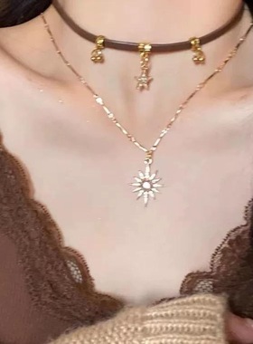 波西米亚叠戴项炼星星choker颈炼