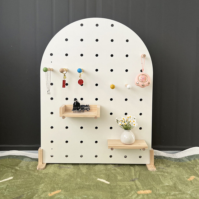 Desk hole plate vertical storage rack custom accessories without punching wooden home study desk dormitory storage partition