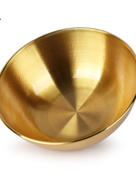 天御阁铜碗铜勺铜筷子铜加厚手工金饭碗摆件白癜风补铜餐具套装