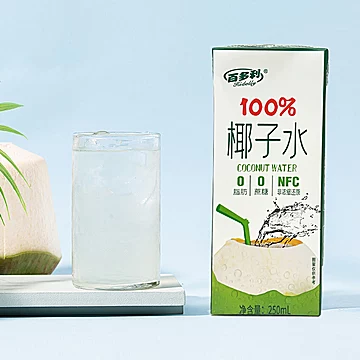 百多利100&middot;%椰子水纯NFC无菌0添加*10瓶