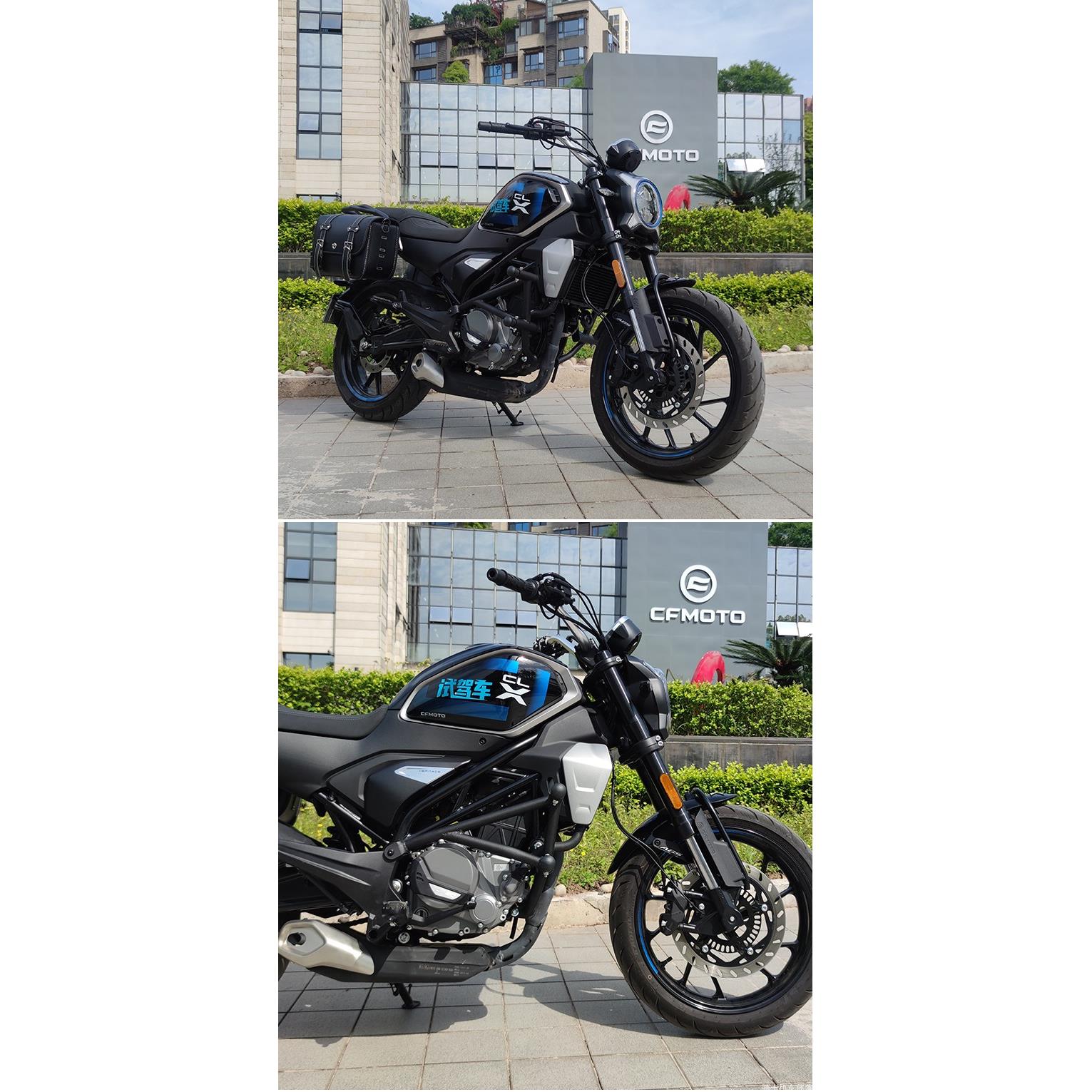 适用于 于机车春风250CLX保险杆后货架改装后扶手靠背防摔杠边包 - 图2