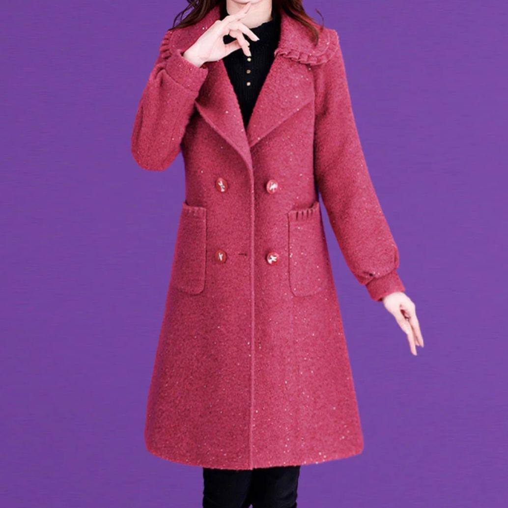 小香风气质外套女2025秋冬新今年流行时尚洋气高端品牌中长款大衣,淘宝优惠券,粉丝福利购,淘宝优惠卷