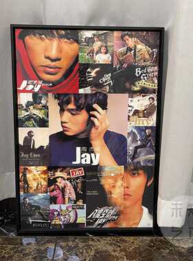 周杰伦JAY专辑挂画明星宿舍音乐