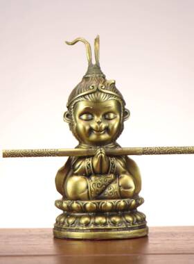 铜孙铜悟空齐天大圣思大圣斗战胜佛家胜居装饰摆静件战CVR斗圣佛