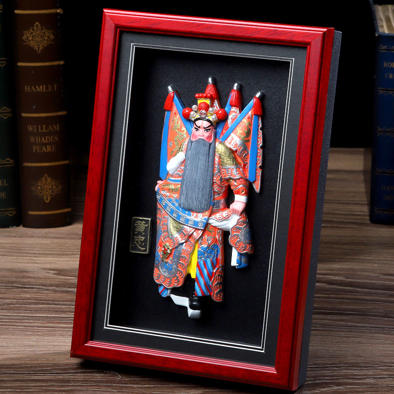 中国特色礼物送老外北京特色工艺品京剧脸谱摆件商务外事出国礼品