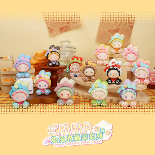 EMMA秘境森林兔兔收藏家系列盲盒潮玩多巴胺公仔创意摆件女生礼物 - 图3