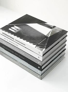 装饰书，黑白灰翻页系列，简易样板房，会所，别墅，售楼处，电影