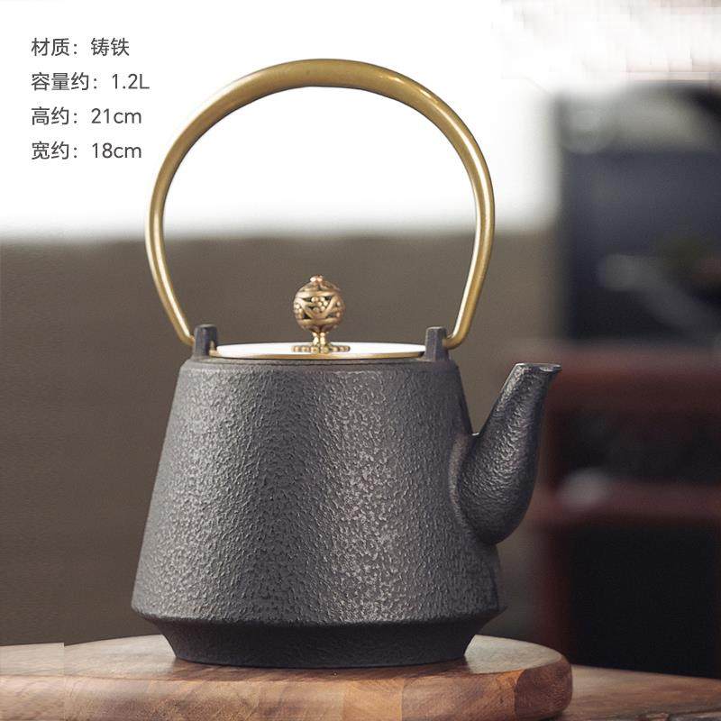 新中式茶室软装饰品壁柜博古架高档复古铸铁茶壶茶具茶道装饰摆件,淘宝优惠券,粉丝福利购,淘宝优惠卷