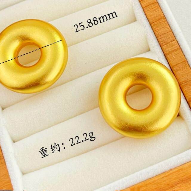 Authentic gold-wrapped silver ancient heart sutra classic peace buckle filigree coin clavicle chain Valentine's Day gift