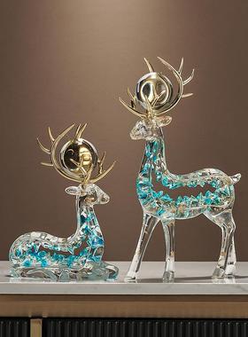 时来运转摆件高级感客厅酒柜电视柜装饰品入户玄关办公室乔迁新居