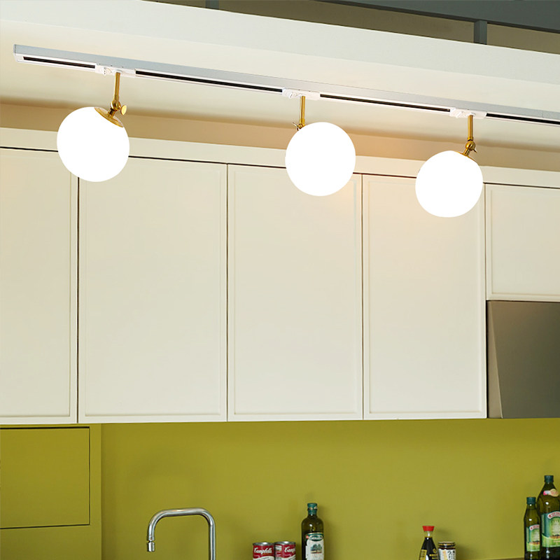 现货速发202全光普护眼家用轨道灯个性玻璃可移动明装2米导轨,淘宝优惠券,粉丝福利购,淘宝优惠卷