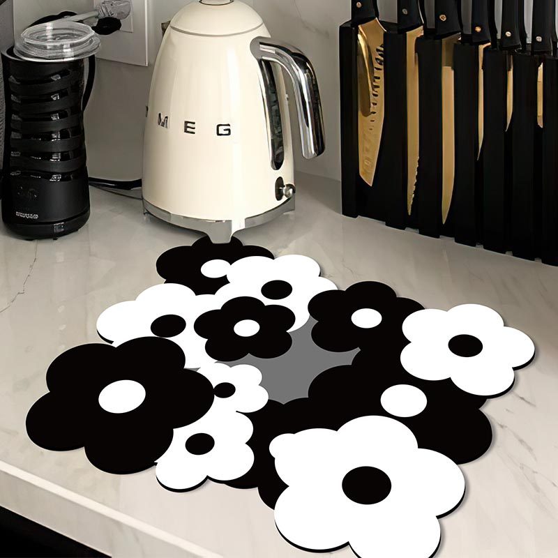 厨房沥水垫碗盘干燥垫隔热杯垫台面软硅藻泥防滑垫洗手台吸水垫,淘宝优惠券,粉丝福利购,淘宝优惠卷