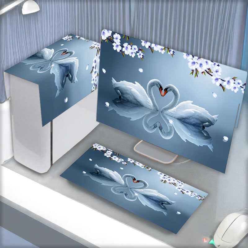 Computer cover new dust cover desktop monitor main case protective cover home Internet celebrity keyboard dust cover cloth