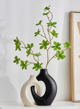 创意北欧风抽象艺术花瓶摆件轻奢高级感玄关客厅电视柜家居装饰品