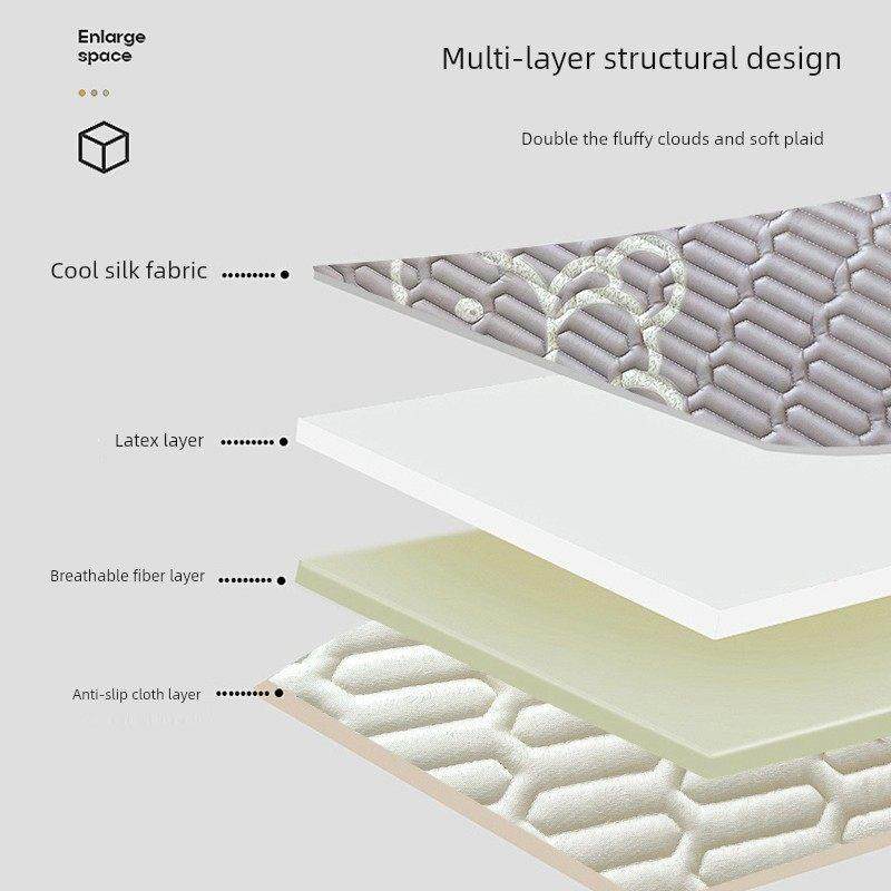杜威卡夫乳胶垫学生宿舍单人夏季宿舍双层冰丝垫空调专用垫,淘宝优惠券,粉丝福利购,淘宝优惠卷