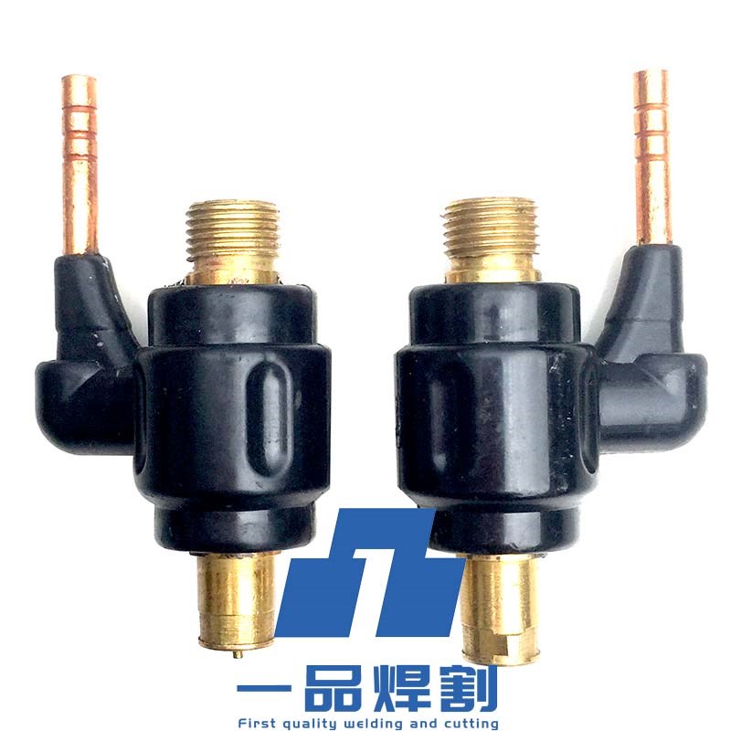 特惠氩弧焊机接头配件快速插头温式欧式中式转换快插WP18水冷焊枪 - 图1