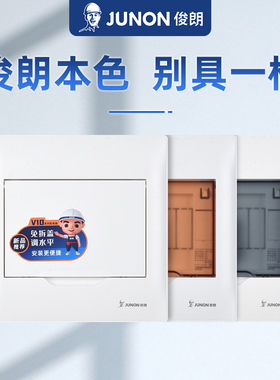 俊朗官配电箱家用强电箱暗装柜空气开关盒子断路器漏保盒电箱V10