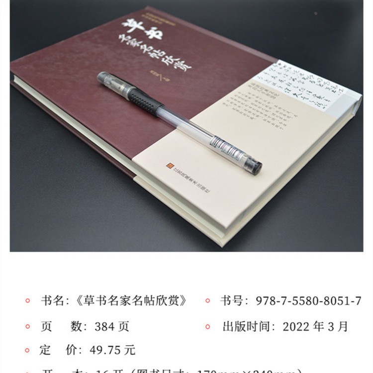 草书名家名帖欣赏 精装正版名家书法字帖名帖书籍  雅量同辉