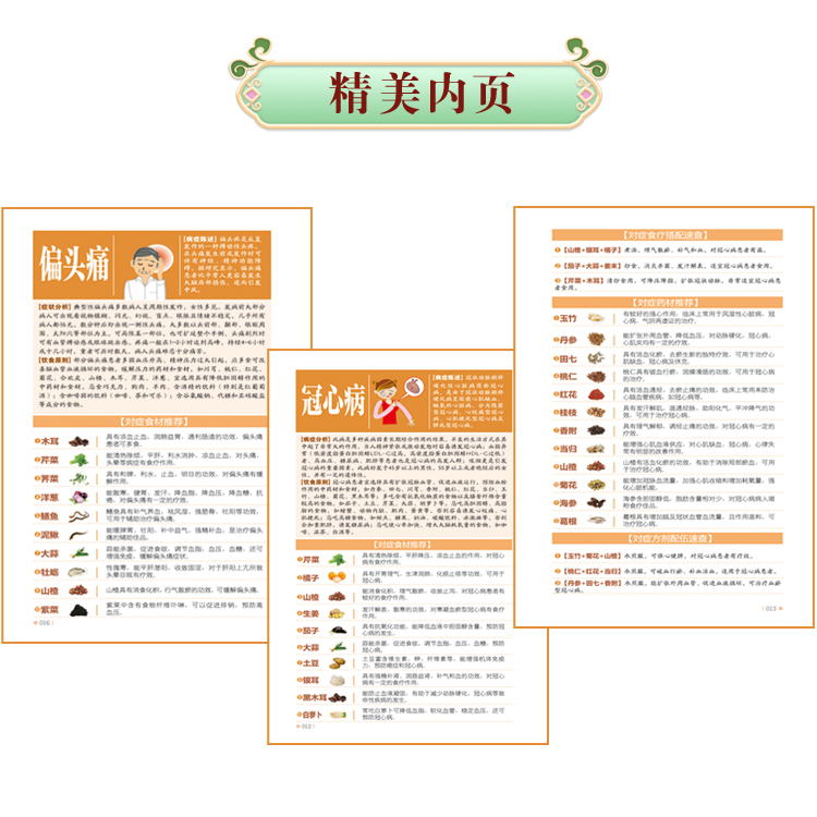 常见病对症食疗速查手册 食疗及食养书籍  中医养生知识一本通