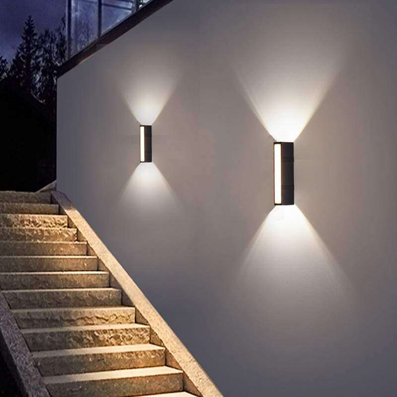 户外长条壁灯双头阳台柱子灯别墅庭院壁灯防水室外门口照明灯具,淘宝优惠券,粉丝福利购,淘宝优惠卷