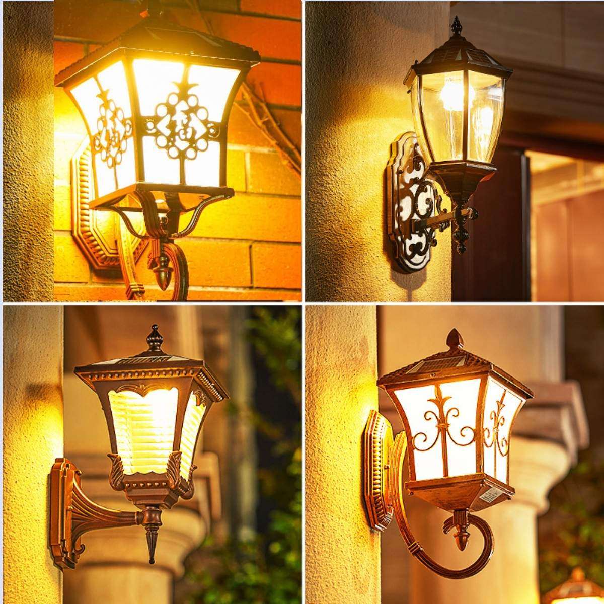 太阳能壁灯超亮户外防水大门口别墅外墙阳台室外新中式复古庭院灯,淘宝优惠券,粉丝福利购,淘宝优惠卷