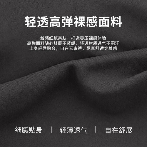 Aziztas假两件运动短裤女高腰收腹提臀瑜伽裤跑步训练三分健身裤 - 图2