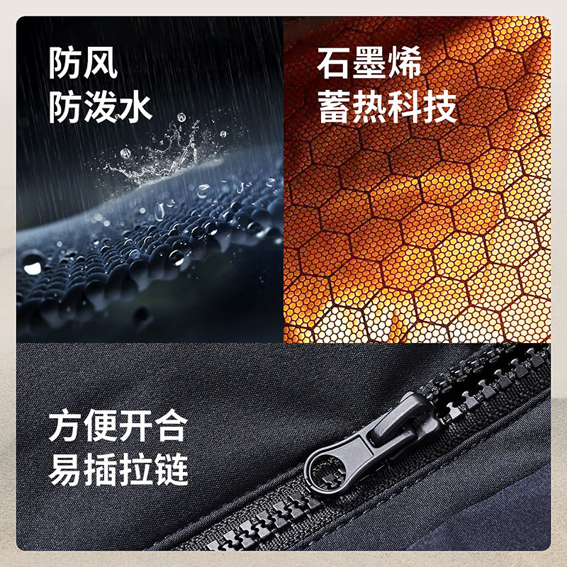 【爆款升级送爸爸】坦博尔羽绒服男中老年加厚保暖宽松外套680蓬