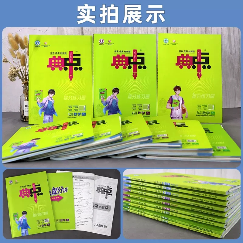 24新版典中点七八九年级数学上下册湘教版XJ人教华师北师荣德基点中典初一二三上同步课时作业辅导资料练习册789年级上下中学教辅-图0