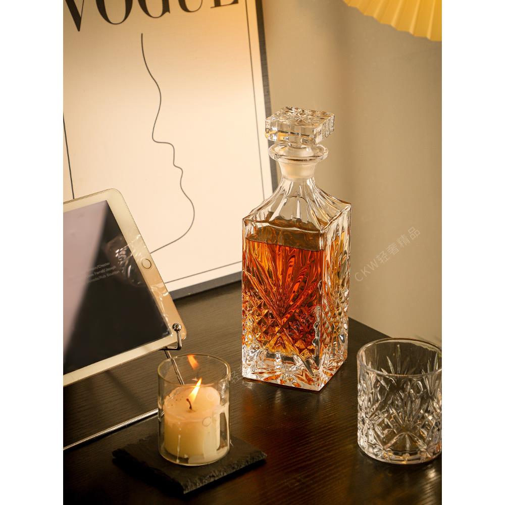 CKW 高级感威士忌酒杯酒樽套装家用洋酒杯子玻璃醒酒器酒具酒壶 - 图2
