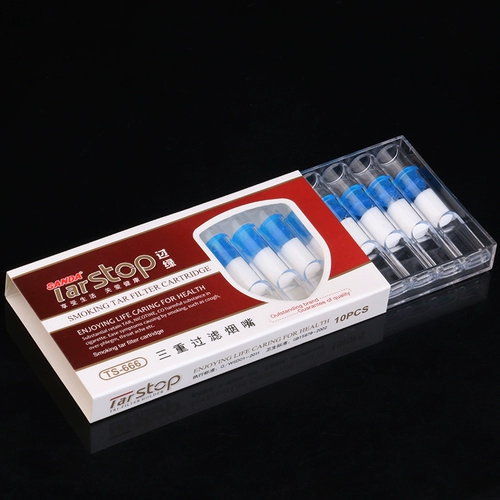 Подлинный Sanda TS-666 Утилизация табака хлопкового ядра с двойным фильтром фильтр Men's Men's Men's