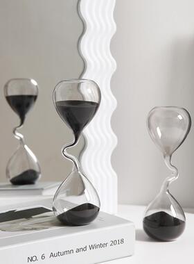 创意扭曲时间沙漏计时器摆件办公室桌面卧室装饰品轻奢高级感小众