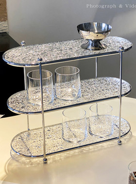 水吧杯架水杯咖啡杯茶杯马克杯收纳架子创意桌面杯子铁艺置物架