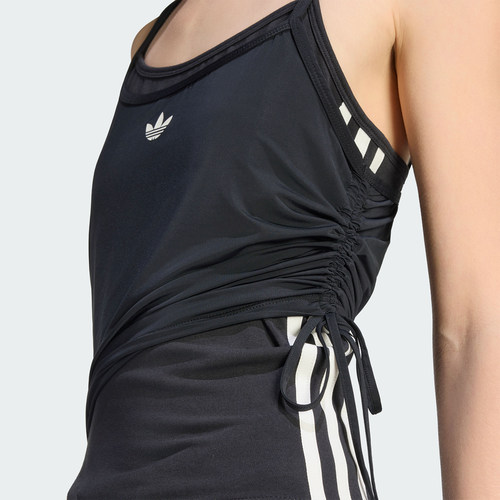 Adidas/阿迪达斯正品三叶草女士运动针织修身吊带背心T恤KW4524 - 图2
