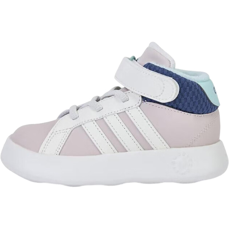 Adidas/阿迪达斯正品GRAND COURT MID I婴童保暖运动鞋JR2582,淘宝优惠券,粉丝福利购,淘宝优惠卷