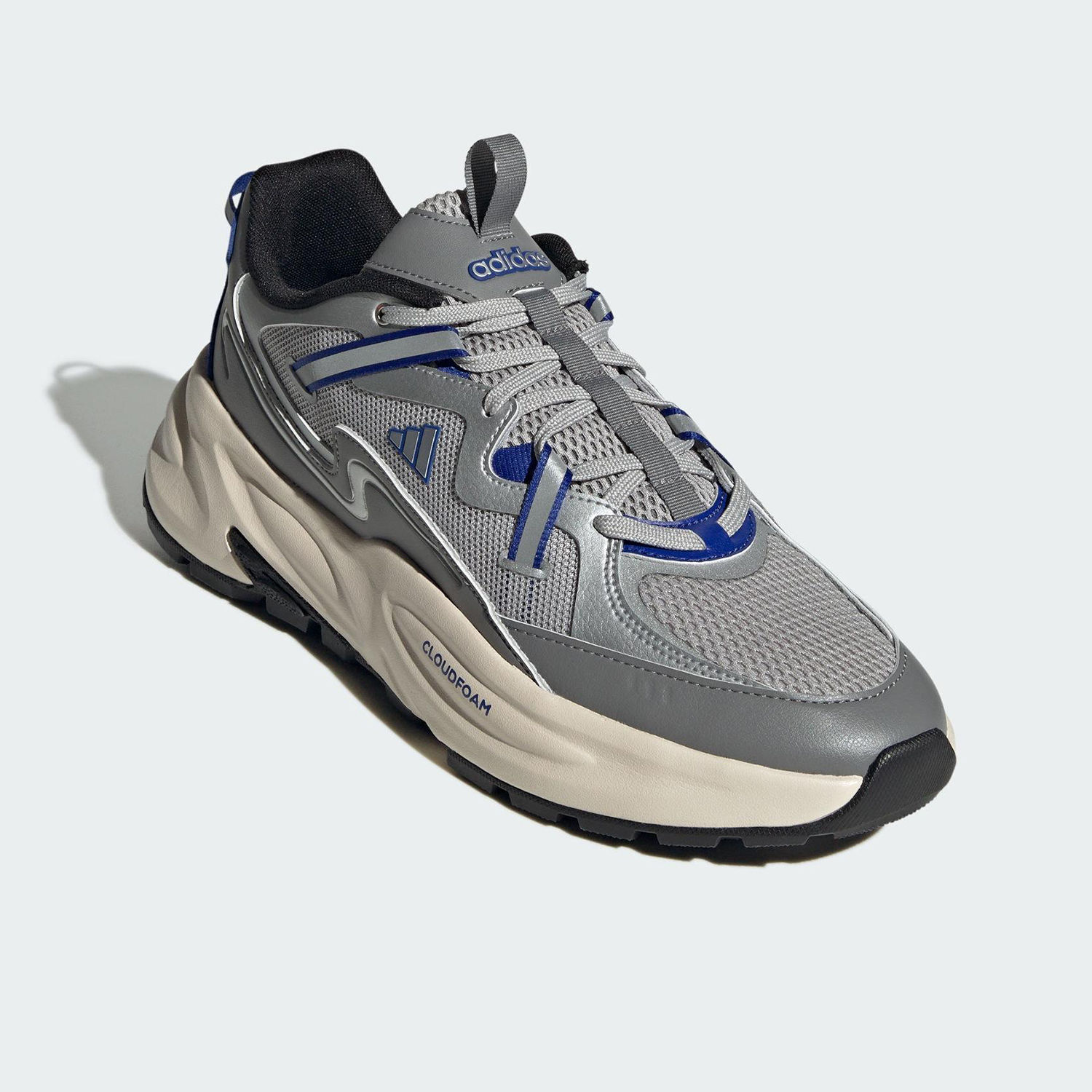 Adidas/阿迪达斯正品运动男女同款缓震耐磨系带低帮老爹鞋JQ9255 - 图0