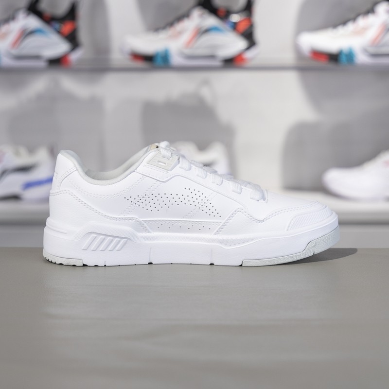 李宁正品COMMON 80s女子舒适软弹经典百搭运动休闲板鞋AGCU158-1,淘宝优惠券,粉丝福利购,淘宝优惠卷