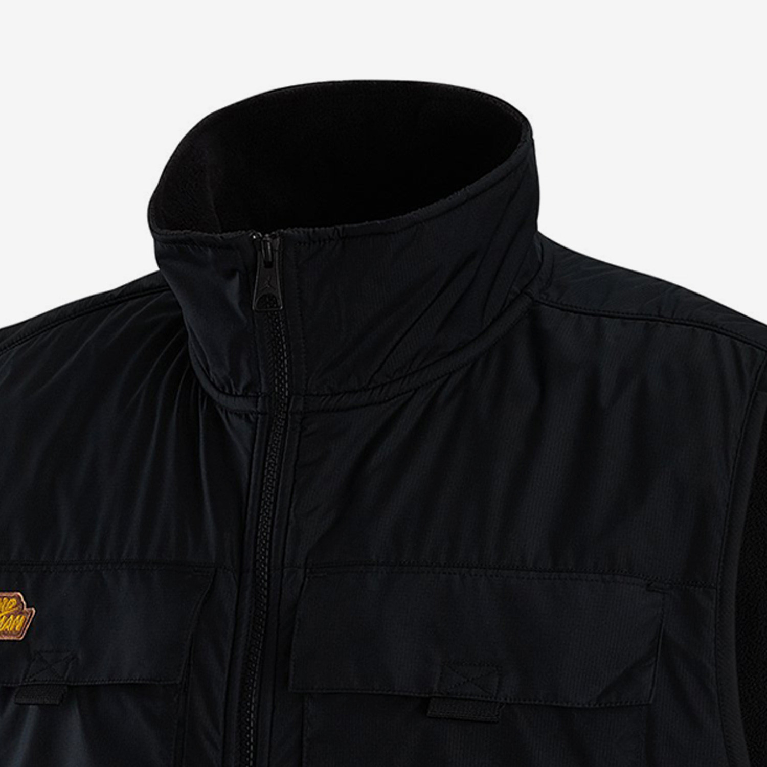 Nike/耐克正品JORDAN男士抓绒多口袋拼接保暖运动马甲DX6598-010,淘宝优惠券,粉丝福利购,淘宝优惠卷