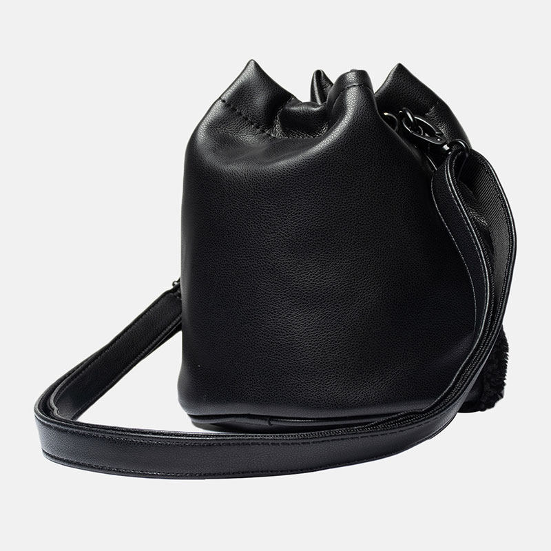 PUMA/彪马正品当季新款男女同款皮革拼接单肩水桶包077474-01,淘宝优惠券,粉丝福利购,淘宝优惠卷