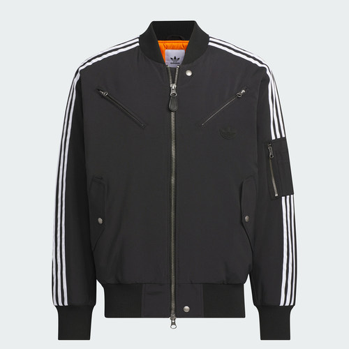 Adidas/阿迪达斯正品三叶草男士宽松三条纹休闲外套JD3743 - 图2